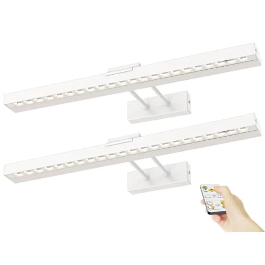 Picture Light Battery Operated 16in Wireless Art Light for Paintings CCT Dimmable Recharging Battery Picture Light with Remote
Picture Light Battery Operated 16in Wireless Art Light for Paintings CCT Dimmable Recharging Battery Picture Light with Remote