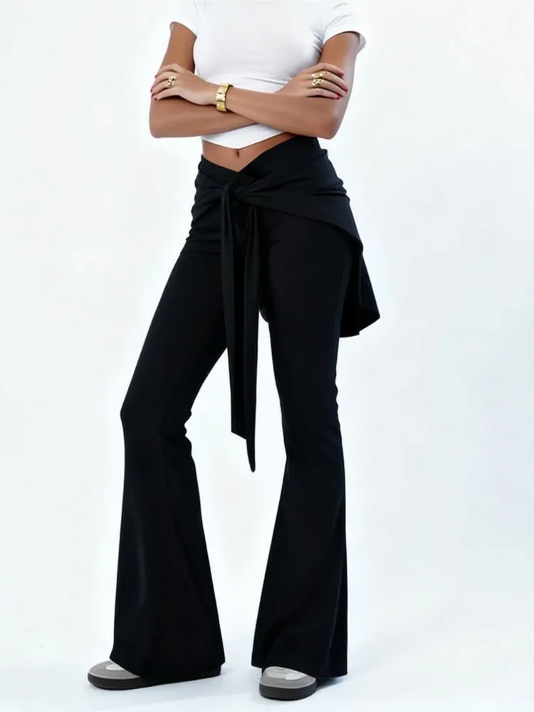 Women's Clothing Casual Sports Pants Solid Color Low Waist Trousers Flared Pants Simple Style All-match Temperament Slim Trendy
Women's Clothing Casual Sports Pants Solid Color Low Waist Trousers Flared Pants Simple Style All-match Temperament Slim Trendy