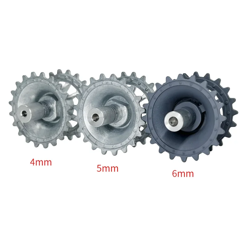 Plastic/zinc Alloy Motor Drive Wheel with Aluminum Alloy Coupling, Tank Accessories, Inner Diameter 4/5/6mm
Plastic/zinc Alloy Motor Drive Wheel with Aluminum Alloy Coupling, Tank Accessories, Inner Diameter 4/5/6mm