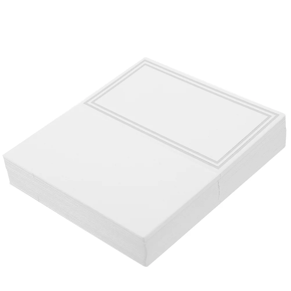 100 Pcs Doormat Hot Stamping and Silvering Table Cards Diffuser Telephone Place for Party Paper
100 Pcs Doormat Hot Stamping and Silvering Table Cards Diffuser Telephone Place for Party Paper