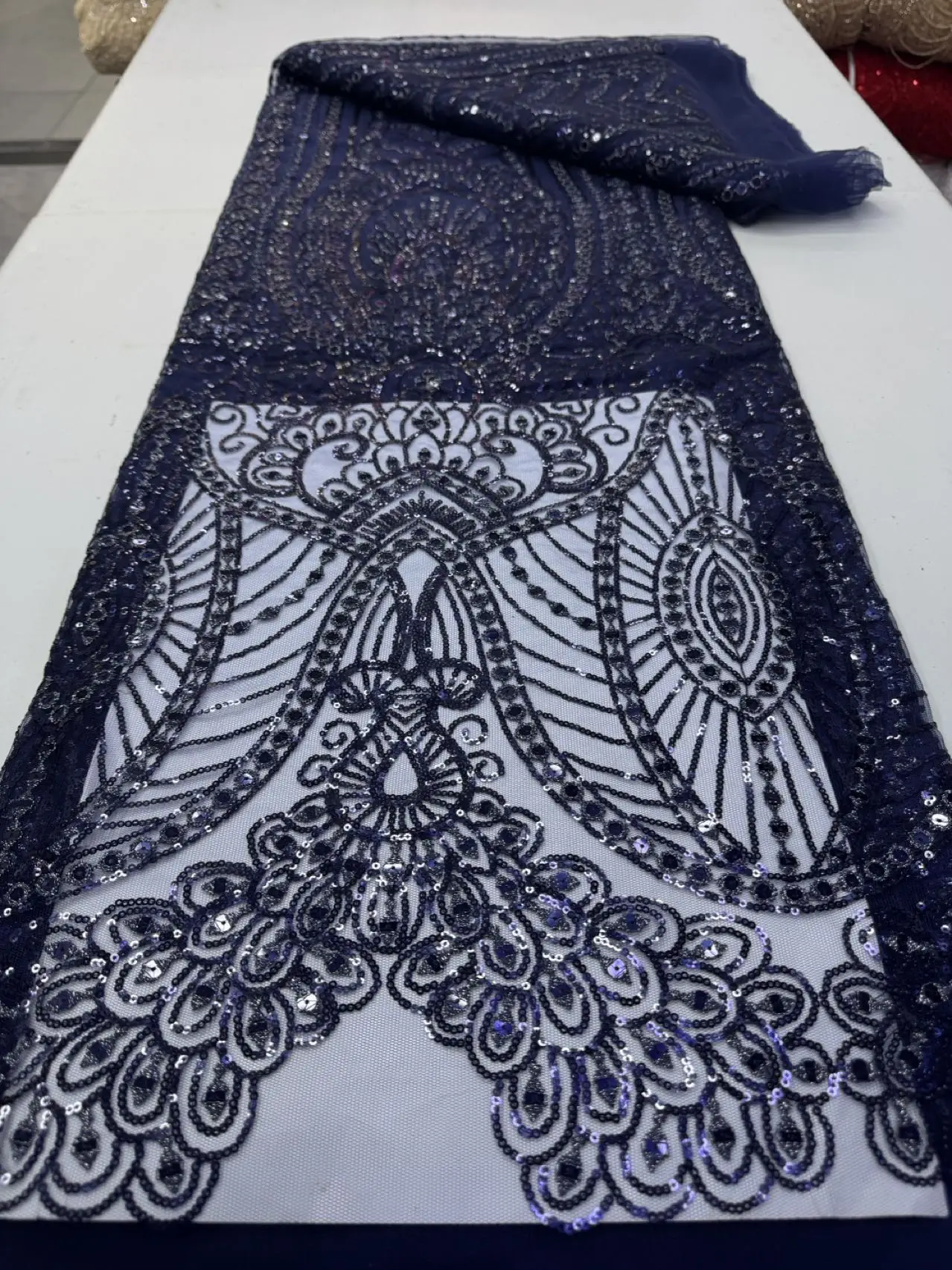 African Nigerian 2026 Latest High Quality With Tulle Sewing Lace Fabric Guipure Embroidery Dresses Sequins 5yards JY527
African Nigerian 2026 Latest High Quality With Tulle Sewing Lace Fabric Guipure Embroidery Dresses Sequins 5yards JY527