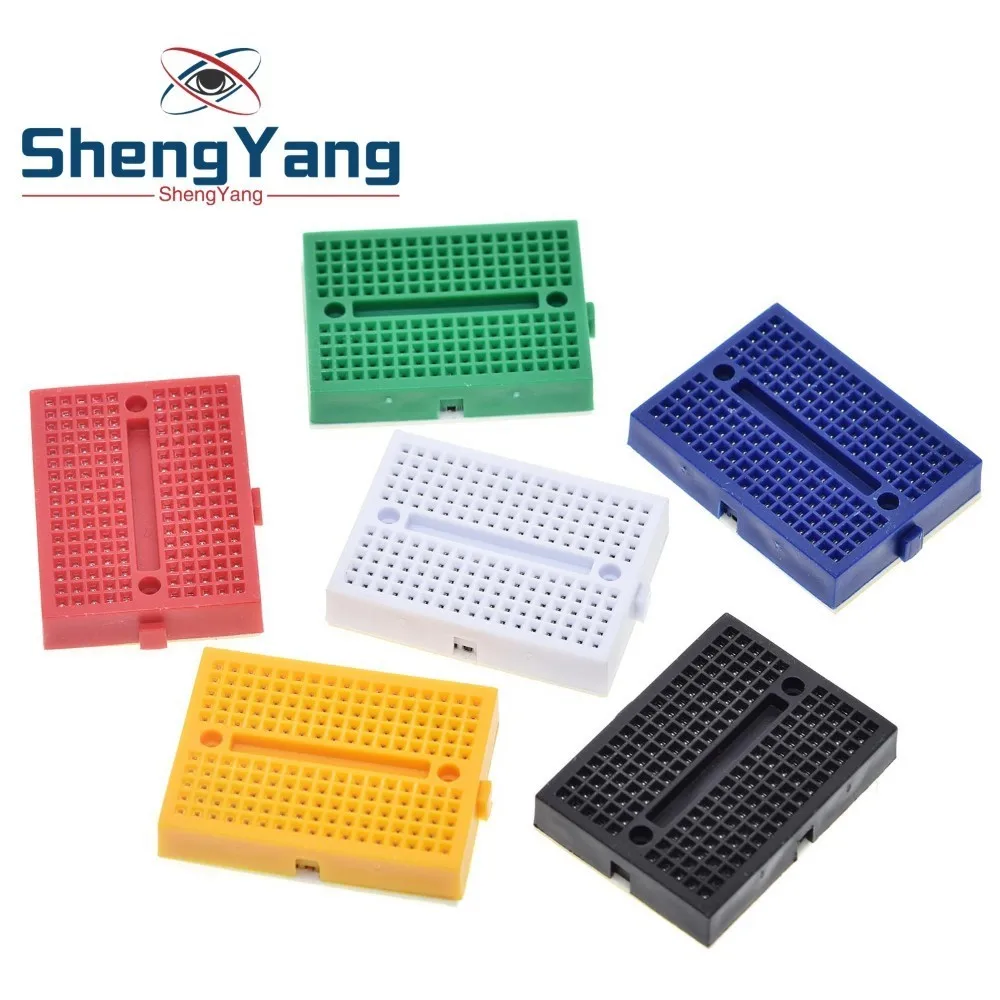 TZT 10pcs SYB-170 Mini Solderless Prototype Experiment Test Breadboard 170 Tie-points 35*47*8.5mm
TZT 10pcs SYB-170 Mini Solderless Prototype Experiment Test Breadboard 170 Tie-points 35*47*8.5mm