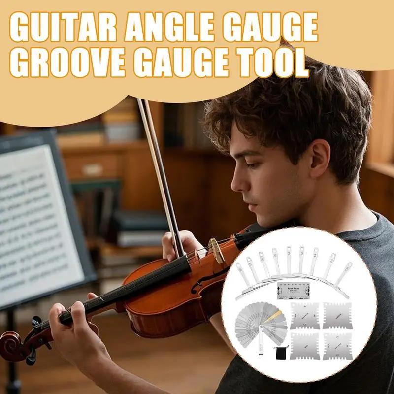 Guitar Action Ruler Stainless Steel Guitar Setup Tools String Action Ruler Measuring Tools Metal Luthier Setup Kit For Bridge
Guitar Action Ruler Stainless Steel Guitar Setup Tools String Action Ruler Measuring Tools Metal Luthier Setup Kit For Bridge