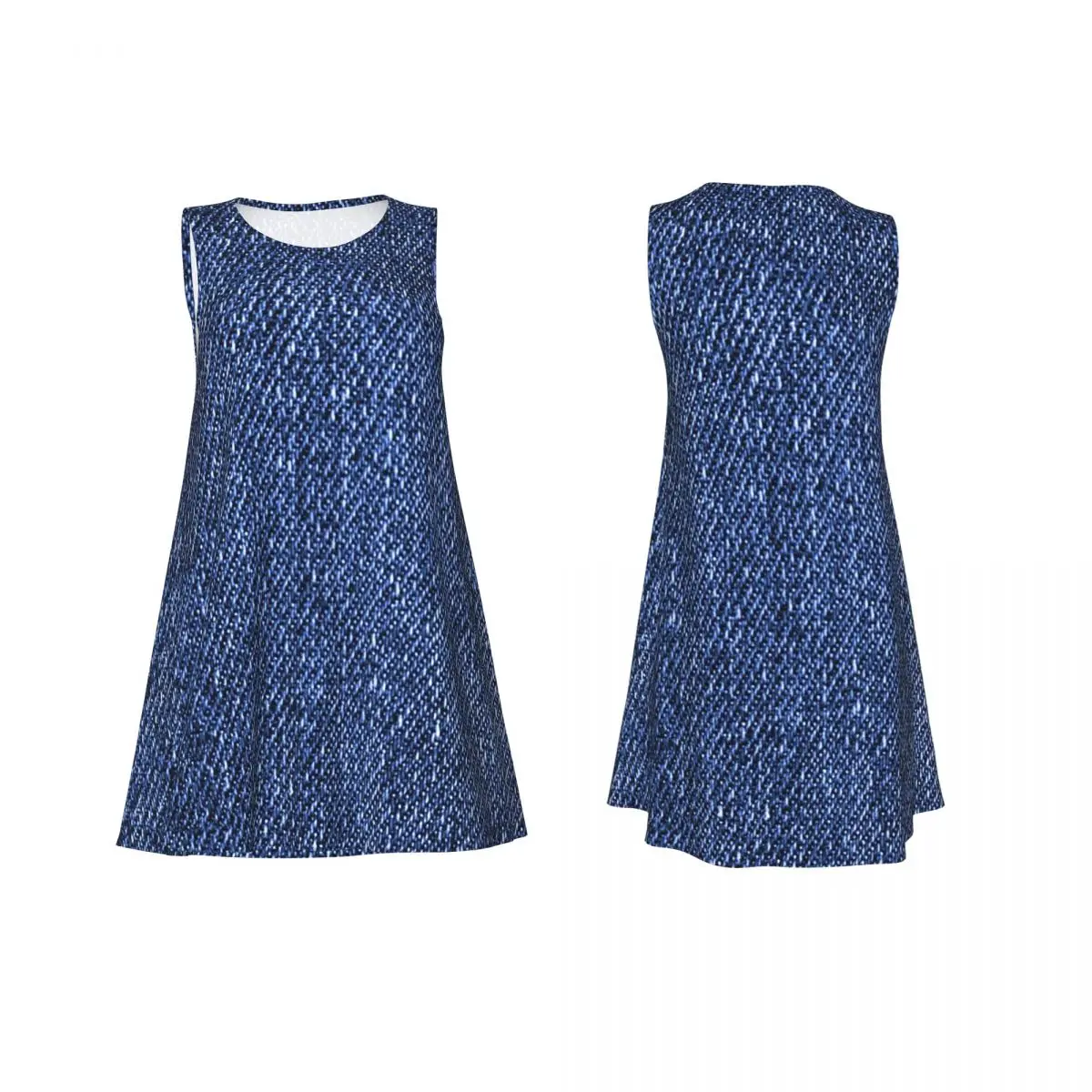 Denim Classic Navy Blue Summer Women Short Sleeve Dress Casual Sleeveless Round Neck Loose Dresses Weekend Holiday
Denim Classic Navy Blue Summer Women Short Sleeve Dress Casual Sleeveless Round Neck Loose Dresses Weekend Holiday