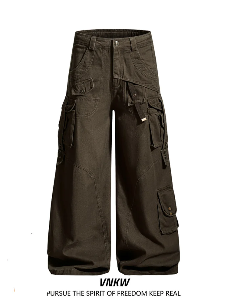 Retro Deconstructed Work Pants Loose Casual ex High Street Cleanfit Wide Leg Pants Youth Faion Autumn Cotton
Retro Deconstructed Work Pants Loose Casual ex High Street Cleanfit Wide Leg Pants Youth Faion Autumn Cotton