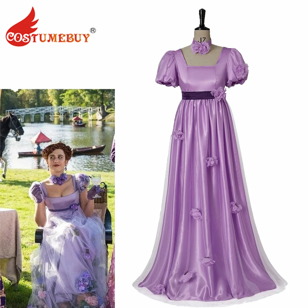 Philippa Featherington Lavendar Dress Regency Dress Picnic Gown Historical Costume Purple Dress
Philippa Featherington Lavendar Dress Regency Dress Picnic Gown Historical Costume Purple Dress