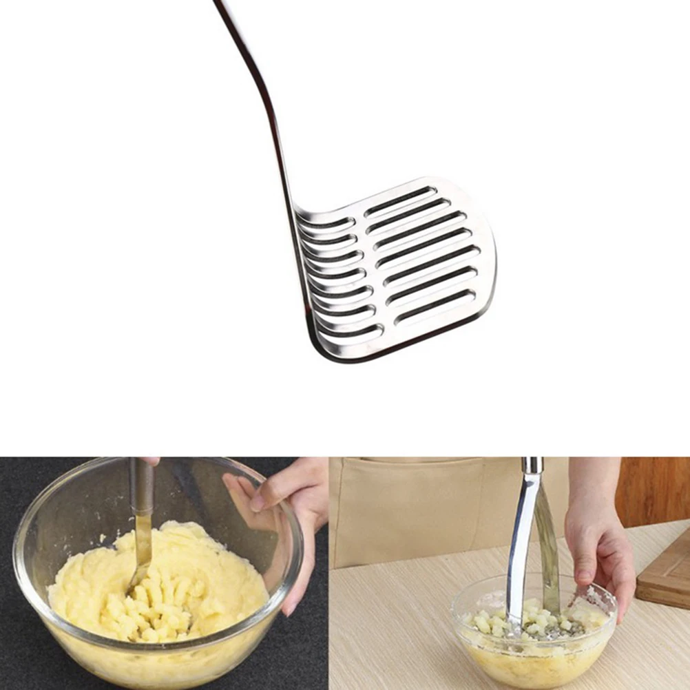 1pc Stainless Steel Presser Heavy Duty Manual Potato Ricer For Home Kitchen Cooking Hollow Design Anti-Scald Long Handle Potato
1pc Stainless Steel Presser Heavy Duty Manual Potato Ricer For Home Kitchen Cooking Hollow Design Anti-Scald Long Handle Potato