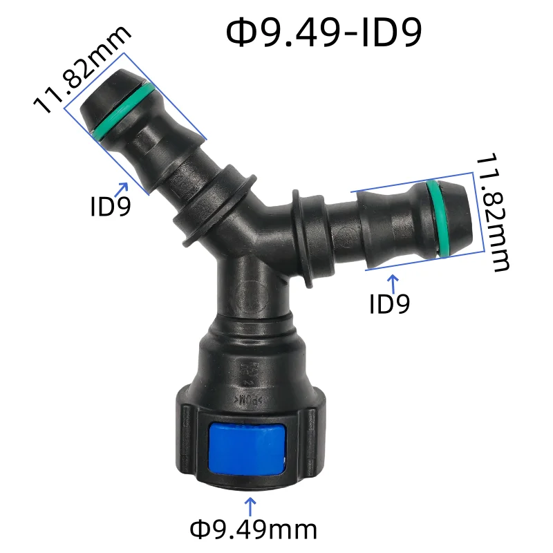 9.49 ID10 3/8 SAEwater pipe quick connector plastic female tee connector fittings joint for water for car 2pcs a lot
9.49 ID10 3/8 SAEwater pipe quick connector plastic female tee connector fittings joint for water for car 2pcs a lot
