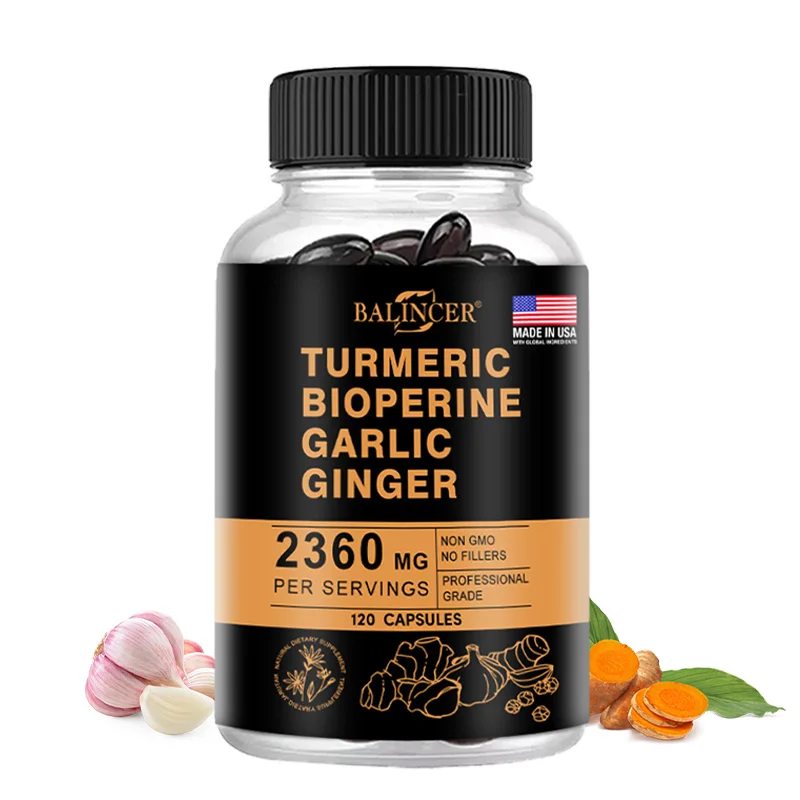 Organic Turmeric Curcumin Supplement with Black Pepper High Potency Helps Joint,Antioxidant & Immune System, Non-GMO
Organic Turmeric Curcumin Supplement with Black Pepper High Potency Helps Joint,Antioxidant & Immune System, Non-GMO