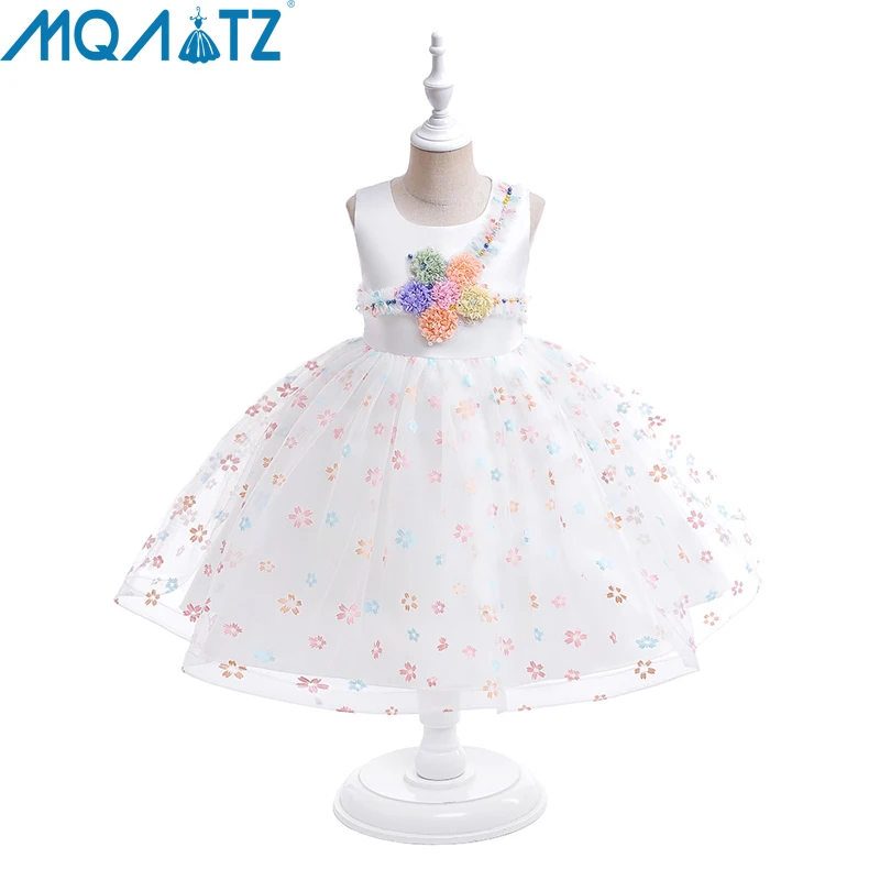 MQATZ Baby Clothes Flower Girls Beading White Wedding Bridesmaid Summer Dress Children Evening Party Prom Ball Gown Vestidos
MQATZ Baby Clothes Flower Girls Beading White Wedding Bridesmaid Summer Dress Children Evening Party Prom Ball Gown Vestidos