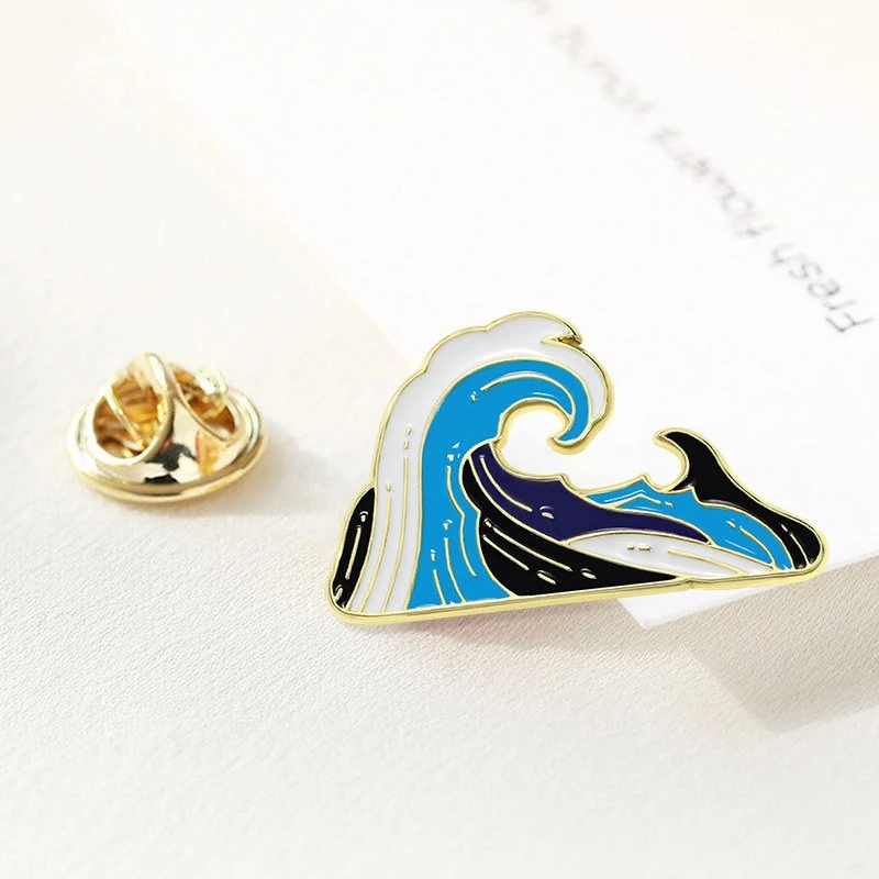Unisex Cartoon Wave Alloy Brooch Pins Metal Drop Oil Process Badge For DIY Bags Shoes Hat Scarf T-shirt Jeans Decoration
Unisex Cartoon Wave Alloy Brooch Pins Metal Drop Oil Process Badge For DIY Bags Shoes Hat Scarf T-shirt Jeans Decoration