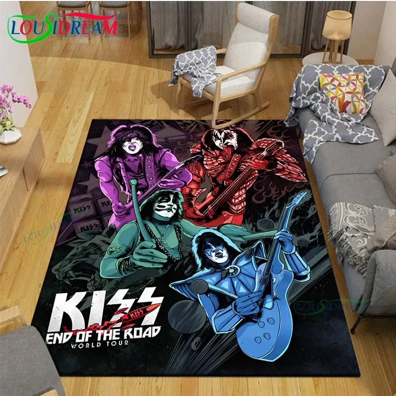 Famous Music Heavy Metals Band KK-Kiss Printed Carpets Living Room Anti-Skid Area Rug Kids Bedroom Mats Yoga Mat Large Carpet
Famous Music Heavy Metals Band KK-Kiss Printed Carpets Living Room Anti-Skid Area Rug Kids Bedroom Mats Yoga Mat Large Carpet