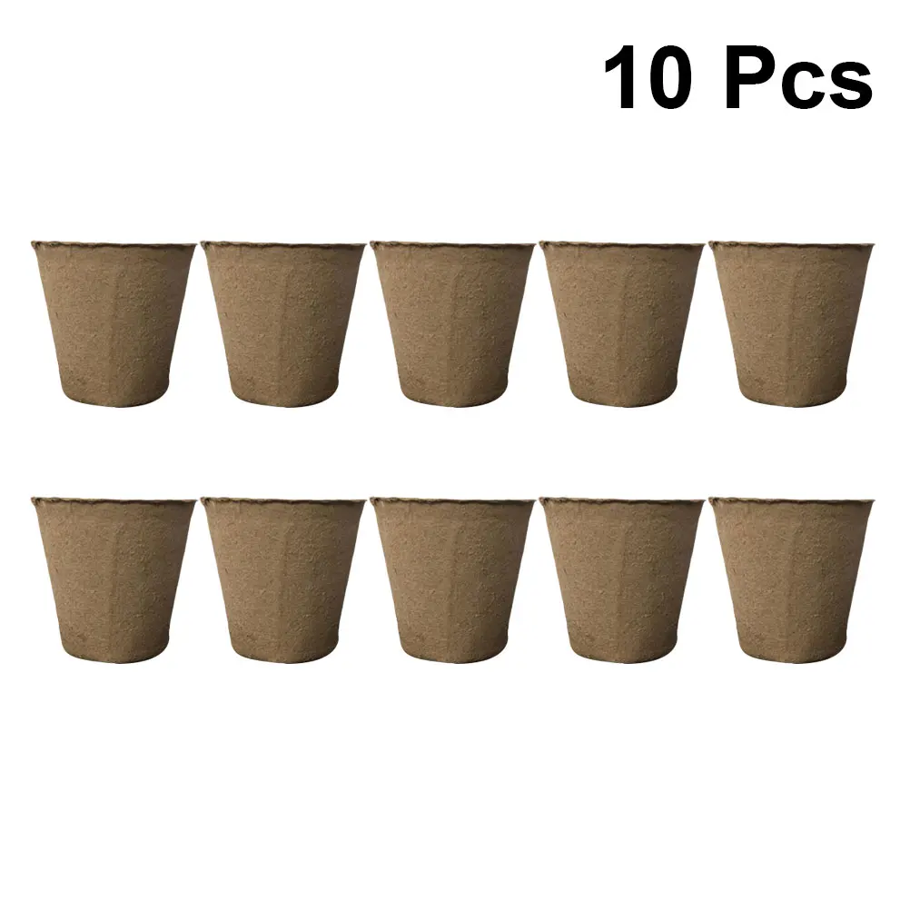 10 Pcs Biodegradable Flower Pots Eco Friendly Seedlings Starting Container Pulp Basin Nursery Plants Pot Garden Decor Vintage
10 Pcs Biodegradable Flower Pots Eco Friendly Seedlings Starting Container Pulp Basin Nursery Plants Pot Garden Decor Vintage