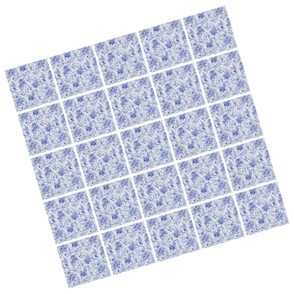 100 Pcs Blue and White Napkin Dinner Napkins Vintage Paper Floral Decorative Banquet
100 Pcs Blue and White Napkin Dinner Napkins Vintage Paper Floral Decorative Banquet