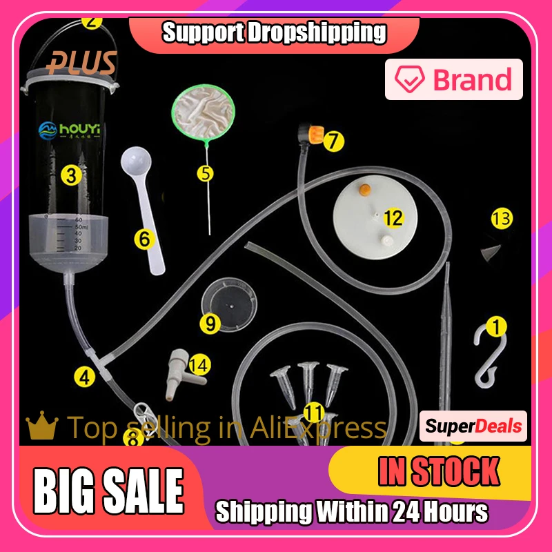 Professional Aquarium Brine Shrimp Incubator Artemia Alive Fairy Egg Hatch Tools Efficient Simple Operation Hatching Bucket
Professional Aquarium Brine Shrimp Incubator Artemia Alive Fairy Egg Hatch Tools Efficient Simple Operation Hatching Bucket