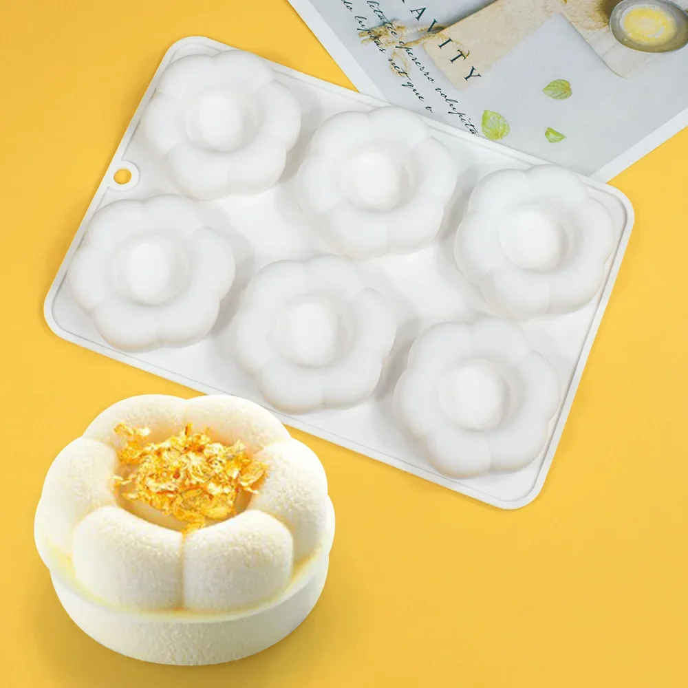 YiGao 6-piece flower mousse cake mold, groove flower petals moon cake mold baking chocolate decoration silica gel mold
YiGao 6-piece flower mousse cake mold, groove flower petals moon cake mold baking chocolate decoration silica gel mold