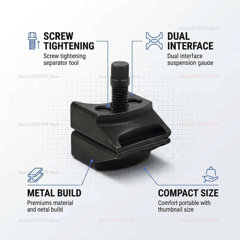10mm Hex Universal Ball Joint Separator Tie Rod End Puller High Hardness Steel Auto Chassis Suspension Repair Clamp Extractor
10mm Hex Universal Ball Joint Separator Tie Rod End Puller High Hardness Steel Auto Chassis Suspension Repair Clamp Extractor