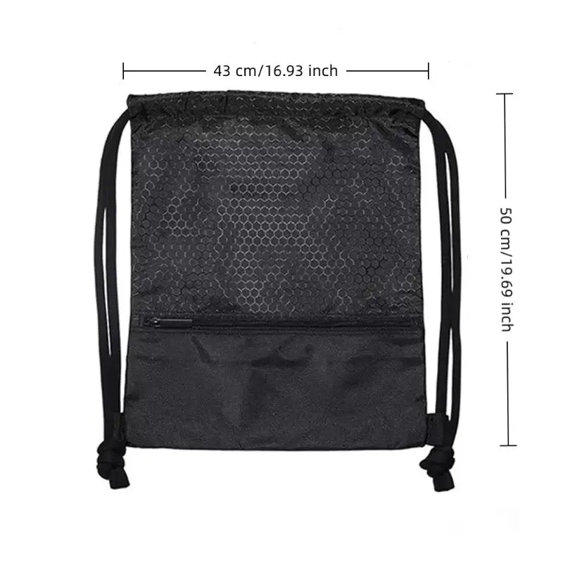 Drawstring Sports Backpack Large Capacity Gym Bag for Basketball Yoga and Outdoor Sports with Multipurpose Pockets
Drawstring Sports Backpack Large Capacity Gym Bag for Basketball Yoga and Outdoor Sports with Multipurpose Pockets