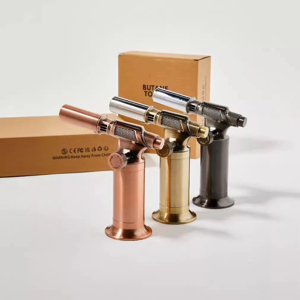 New High-end Powerful Inflatable Lighter Outdoor Windproof Metal Flamethrower Barbecue Moxibustion Cigar Tool Men's Gift
New High-end Powerful Inflatable Lighter Outdoor Windproof Metal Flamethrower Barbecue Moxibustion Cigar Tool Men's Gift