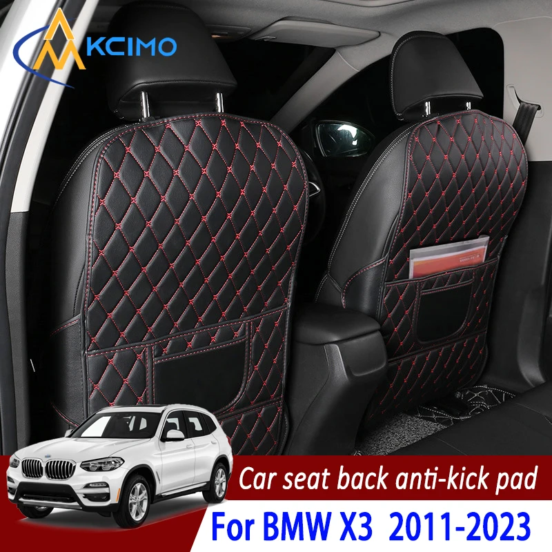 For BMW X3 2011-2023 PU Leather Car Anti-Kick Pad Car Seat Back Protector Cover Back Seat Organizer with Storage Pocket
For BMW X3 2011-2023 PU Leather Car Anti-Kick Pad Car Seat Back Protector Cover Back Seat Organizer with Storage Pocket