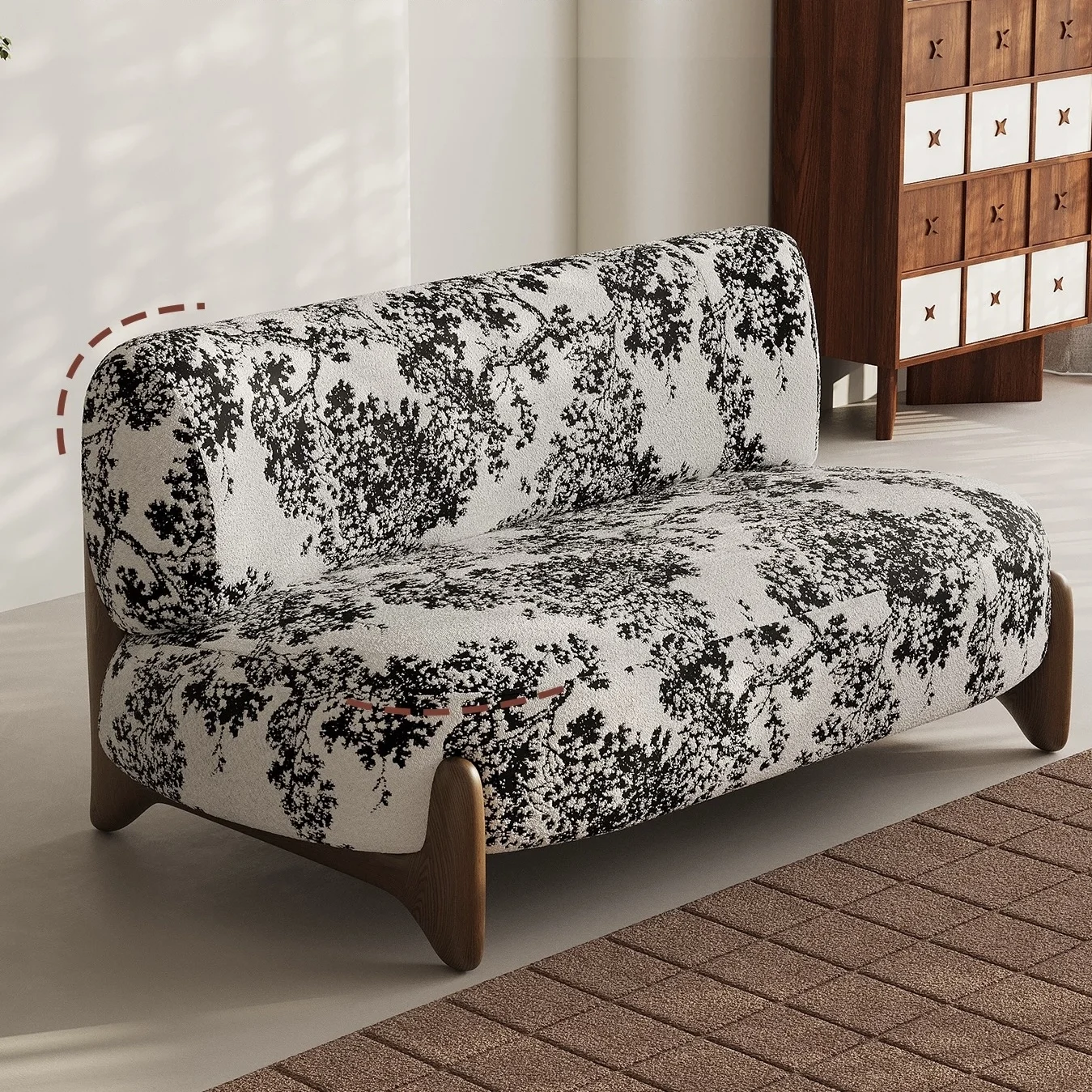 #Modern Casual Two-seater Sofa with Solid Wood Frame Velvet Cover Removable & Washable Wind Pattern Design for Small Apartments
#Modern Casual Two-seater Sofa with Solid Wood Frame Velvet Cover Removable & Washable Wind Pattern Design for Small Apartments