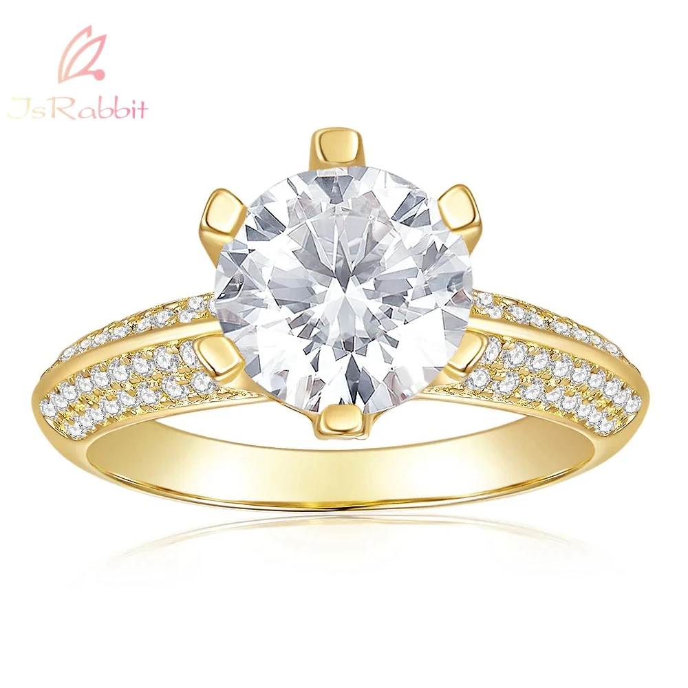 IsRabbit 10K 14K 18K Gold Round 5CT VVS1 Real D Color Moissanite Wedding Engagement Anniversary Ring Fine Jewelry Drop Shipping
IsRabbit 10K 14K 18K Gold Round 5CT VVS1 Real D Color Moissanite Wedding Engagement Anniversary Ring Fine Jewelry Drop Shipping