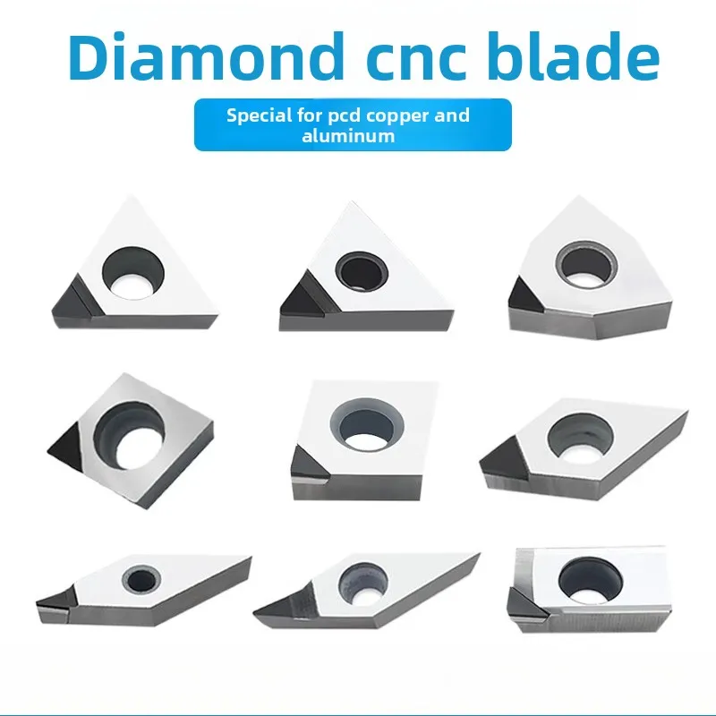 1pcs Original Diamond Ultra-bright PCD Carbide Insert CCMT060204 CCMT09T302 CCMT09T304 DCMT070202 DCMT TCMT TNMG WNMG APKT
1pcs Original Diamond Ultra-bright PCD Carbide Insert CCMT060204 CCMT09T302 CCMT09T304 DCMT070202 DCMT TCMT TNMG WNMG APKT