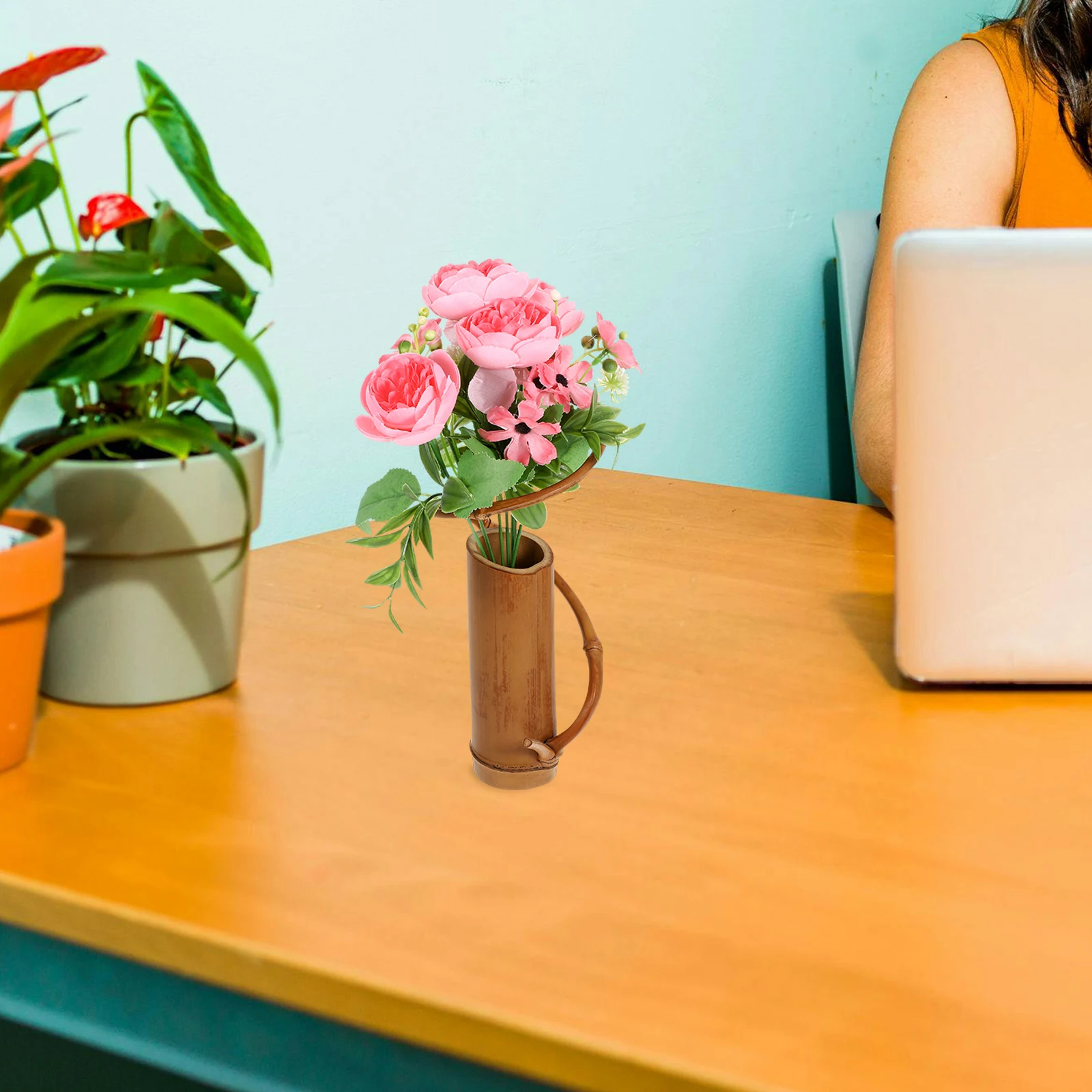 Bamboo Vase for Decor Unique Floral Centerpiece Dried Flowers Arrangements Wedding Table Landscape Aesthetic Vase Chinese
Bamboo Vase for Decor Unique Floral Centerpiece Dried Flowers Arrangements Wedding Table Landscape Aesthetic Vase Chinese