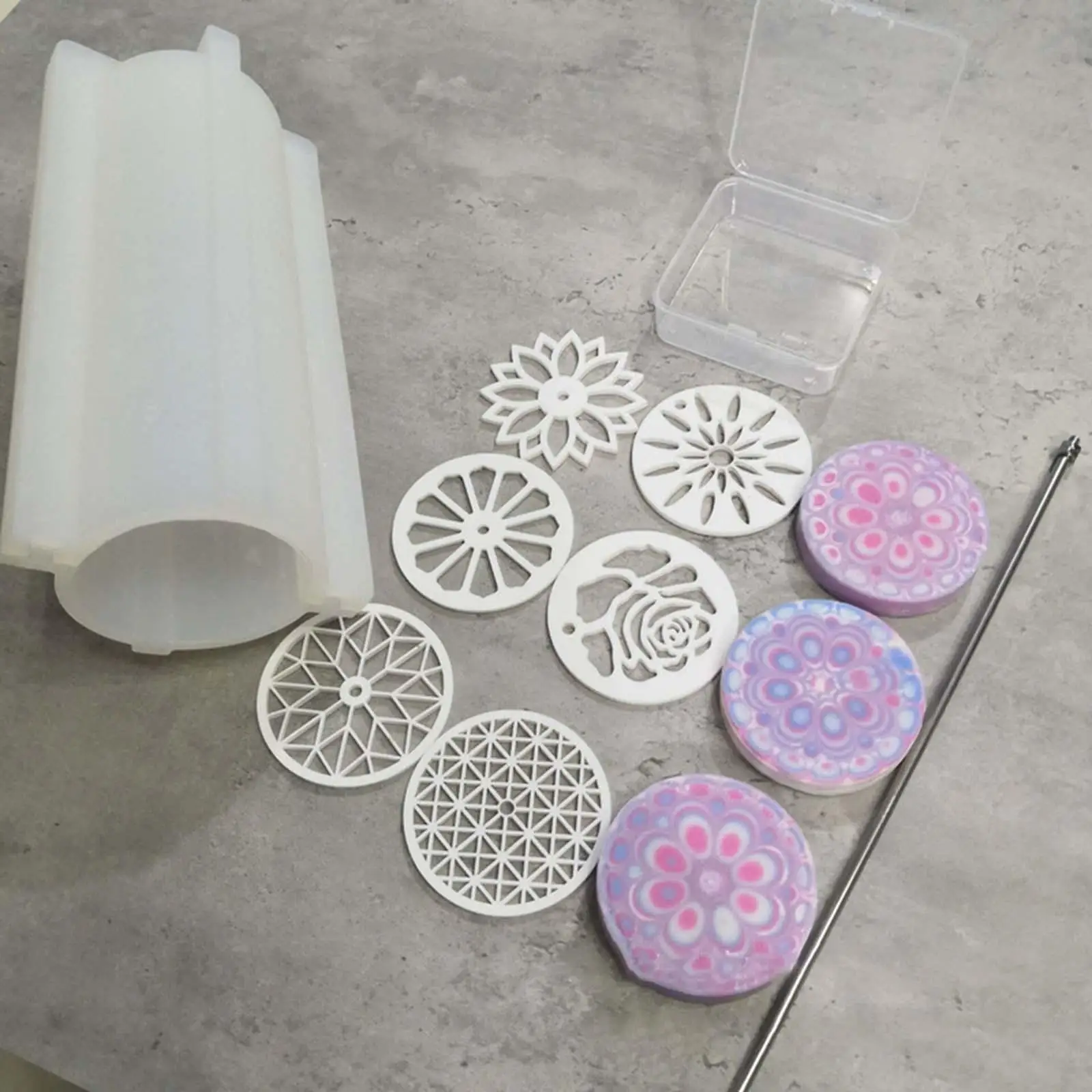 Creative Soap Mold Handmade Silicone Tube Column Mold Set For Diy Handcraft Wax Soap And Candle Making Tools
Creative Soap Mold Handmade Silicone Tube Column Mold Set For Diy Handcraft Wax Soap And Candle Making Tools