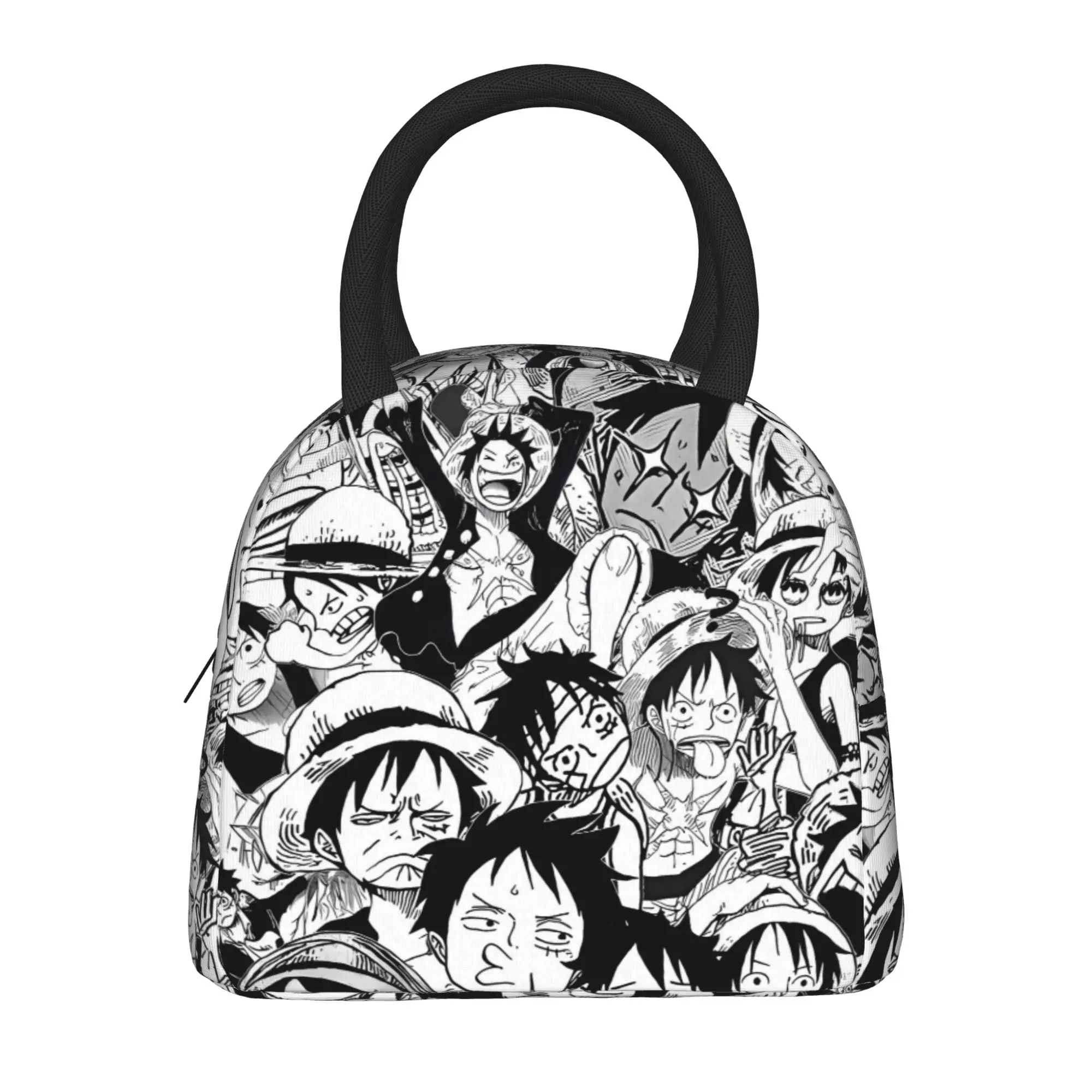 Black White Straw Hat Manga One Piece Lunch Bag Insulated Lunch Box Girls Office Designer Cooler Bag Thermal Tote Handbags
Black White Straw Hat Manga One Piece Lunch Bag Insulated Lunch Box Girls Office Designer Cooler Bag Thermal Tote Handbags