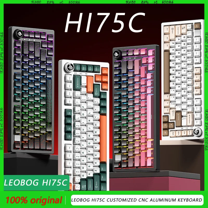 НОВАЯ LEOBOG Hi75C индивидуальная алюминиевая беспроводная механическая клавиатура с ЧПУ 75% 81 клавиш макет переключателя горячей замены игровой RGB 4000 мАч ПК
НОВАЯ LEOBOG Hi75C индивидуальная алюминиевая беспроводная механическая клавиатура с ЧПУ 75% 81 клавиш макет переключателя горячей замены игровой RGB 4000 мАч ПК