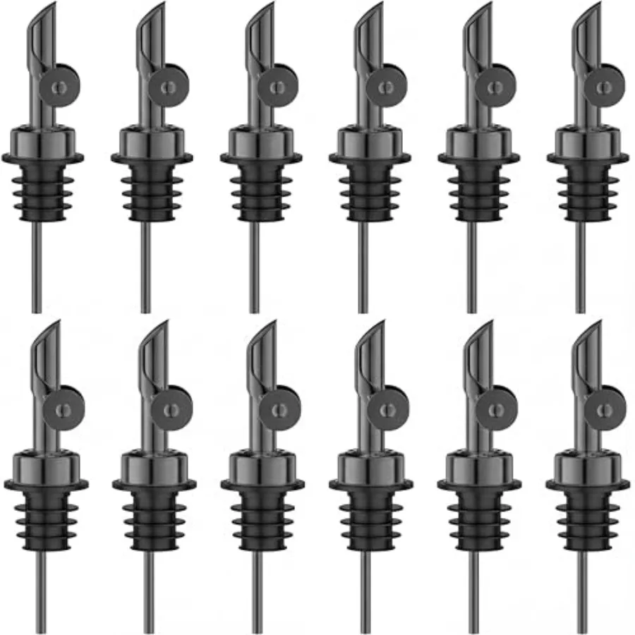 Auto Flip Liquor Pour Spouts 1, Leak-Proof 304 Stainl Steel Wine Pourer and Olive Oil Dispenser with Food-Grade Silicone for Ki
Auto Flip Liquor Pour Spouts 1, Leak-Proof 304 Stainl Steel Wine Pourer and Olive Oil Dispenser with Food-Grade Silicone for Ki