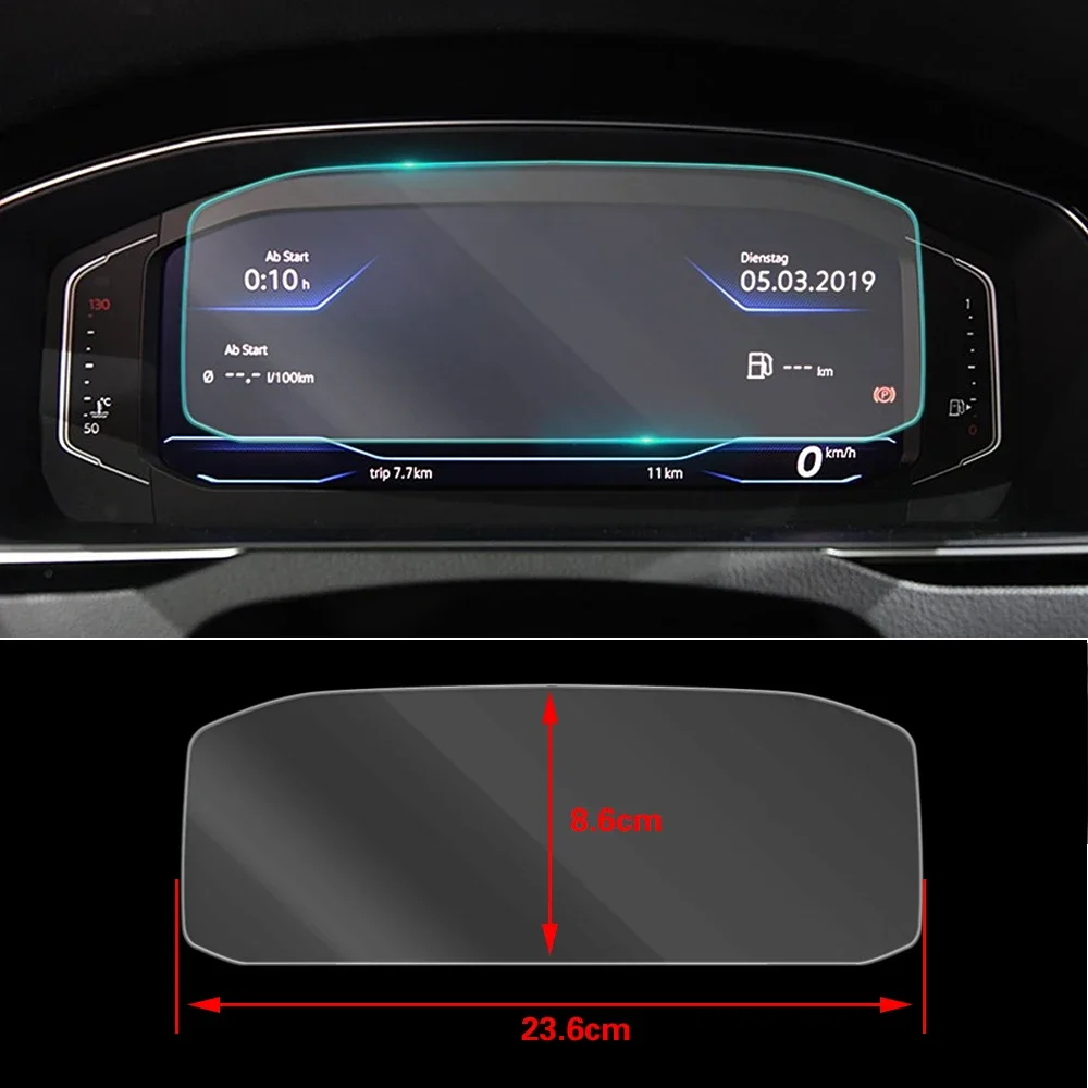 For Volkswagen VW Passat B8 2019-2021 Car Dashboard Instrument Panel LCD Screen Tempered Glass Protective Film Anti Scratch
For Volkswagen VW Passat B8 2019-2021 Car Dashboard Instrument Panel LCD Screen Tempered Glass Protective Film Anti Scratch