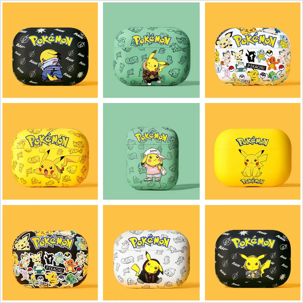 Наушники в стиле аниме Pokemon Cute Pikachu, аксессуары для Airpods 2 pro pro2, 3-я мультяшная Беспроводная Bluetooth-гарнитура, защитный чехол
Наушники в стиле аниме Pokemon Cute Pikachu, аксессуары для Airpods 2 pro pro2, 3-я мультяшная Беспроводная Bluetooth-гарнитура, защитный чехол