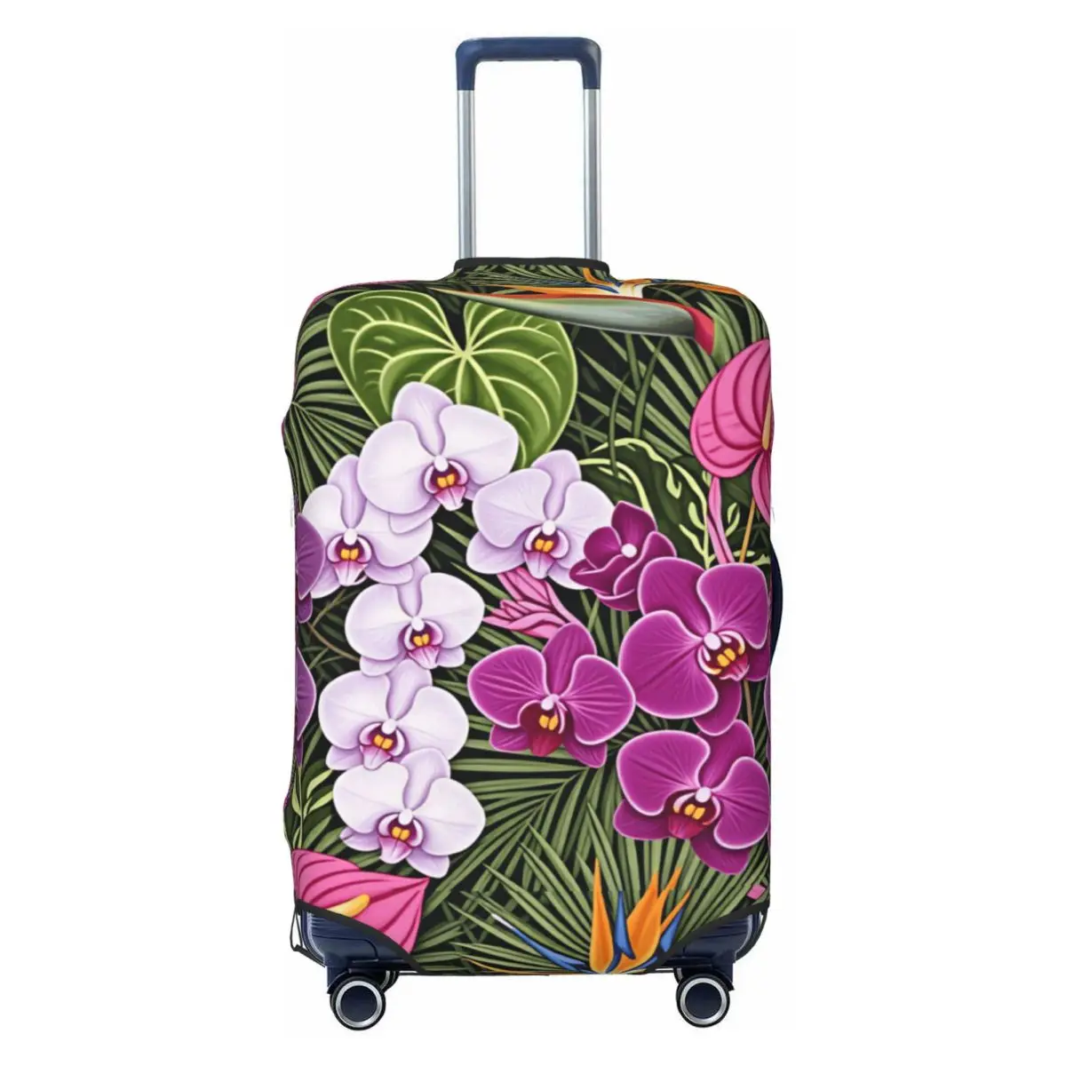 Funny Luxury Dark Tropical Orchid Anthurium Luggage Cover Protector Washable Travel Suitcase Covers
Funny Luxury Dark Tropical Orchid Anthurium Luggage Cover Protector Washable Travel Suitcase Covers