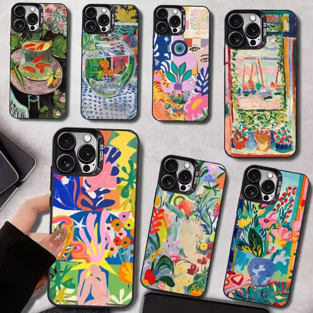 Colorful Silver iPhone Case Master of Color Henri Matisse Painting Compatible with iPhone Models 17/16/15/14/13/12/11 p
Colorful Silver iPhone Case Master of Color Henri Matisse Painting Compatible with iPhone Models 17/16/15/14/13/12/11 p