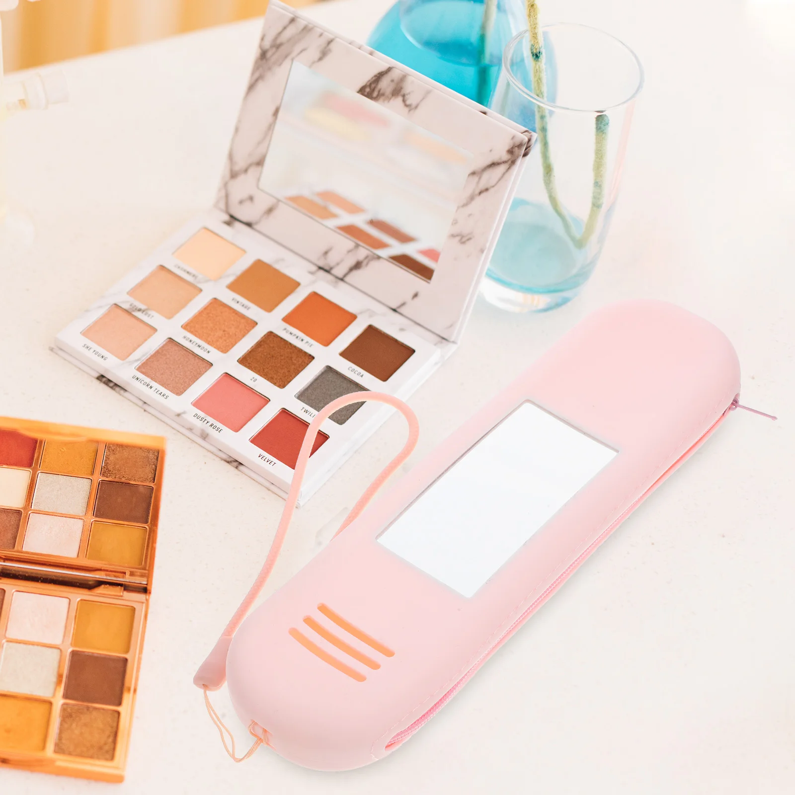 Silicone Rope Makeup Brush Storage Bag Travel Multifunctional Glass Holder for 
Silicone Rope Makeup Brush Storage Bag Travel Multifunctional Glass Holder for