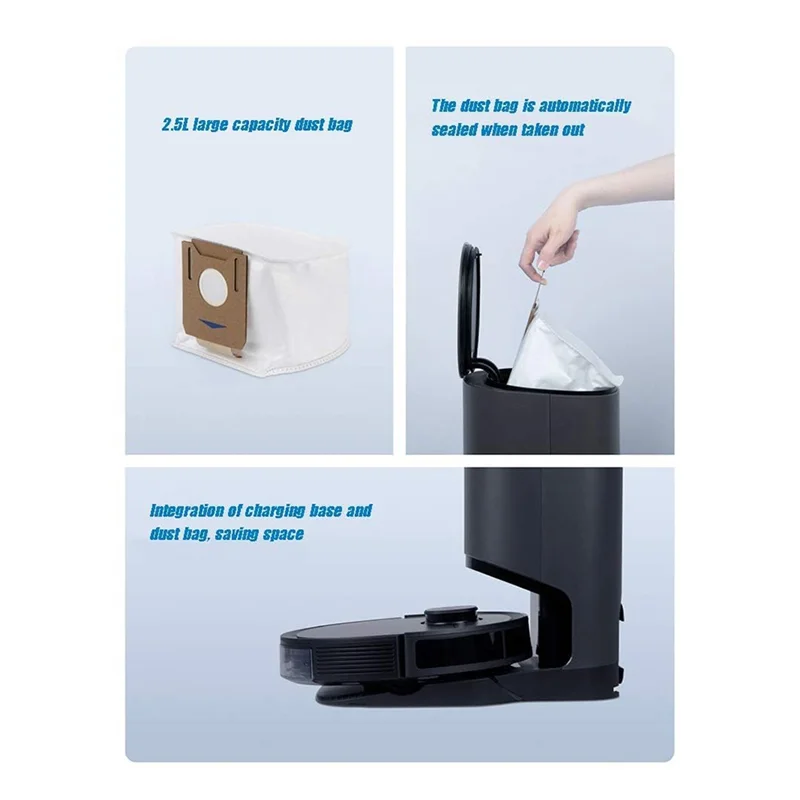 Одноразовый мешок для пыли A35R для робота-пылесоса и швабры ECOVACS Deebot T8 AIVI/T8 Max/N8 Pro Plus/N8 Pro/DX93
Одноразовый мешок для пыли A35R для робота-пылесоса и швабры ECOVACS Deebot T8 AIVI/T8 Max/N8 Pro Plus/N8 Pro/DX93