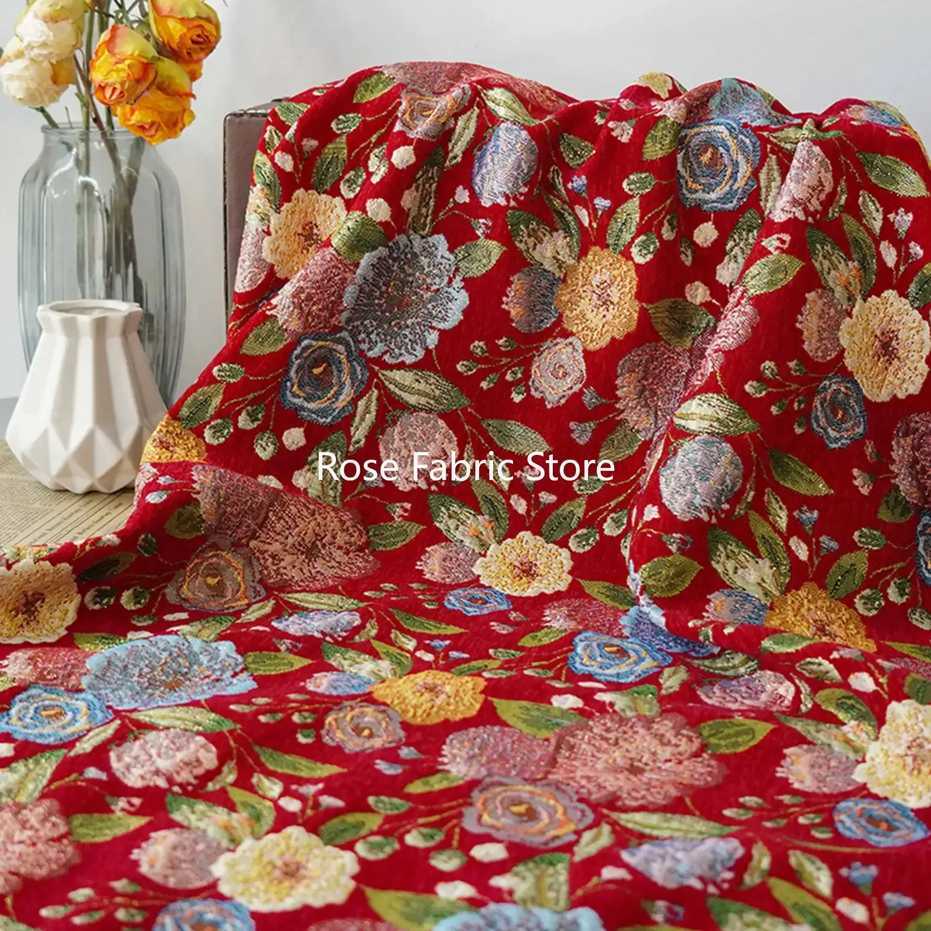 1 метр, 1 метр, толстая золотая шелковая жаккардовая ткань с большим цветком, женское платье в стиле ретро, сумка-юбка, декоративная швейная ткань
1 метр, 1 метр, толстая золотая шелковая жаккардовая ткань с большим цветком, женское платье в стиле ретро, сумка-юбка, декоративная швейная ткань