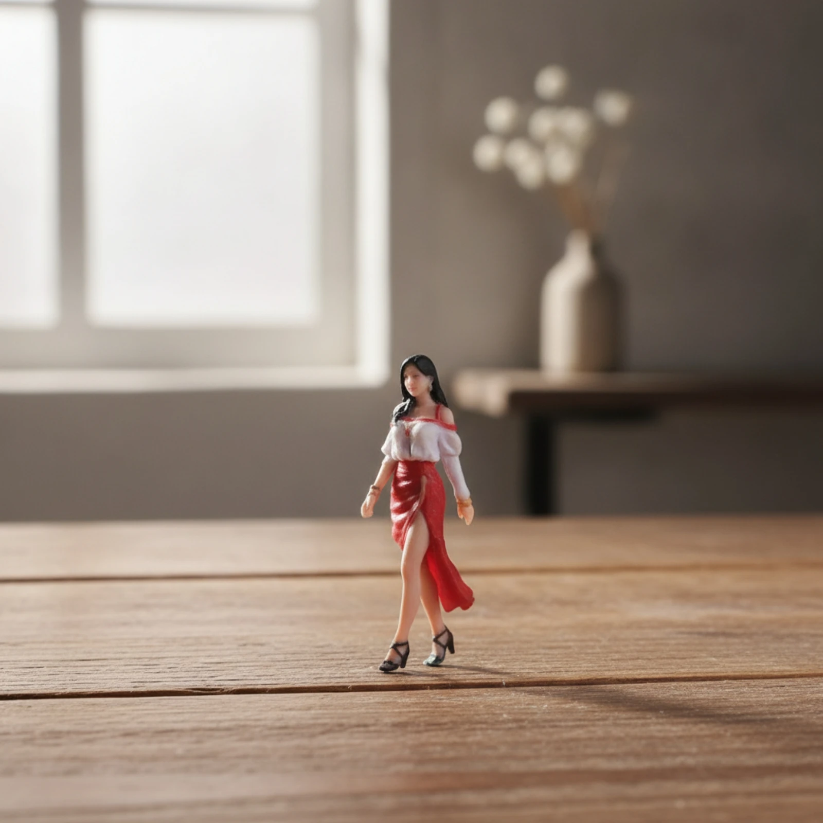 Miniature Girl Figurine Color-Printed 1/64 Scale Figure Painted Character Model Mini Female Figure for Collectors, Diorama
Miniature Girl Figurine Color-Printed 1/64 Scale Figure Painted Character Model Mini Female Figure for Collectors, Diorama
