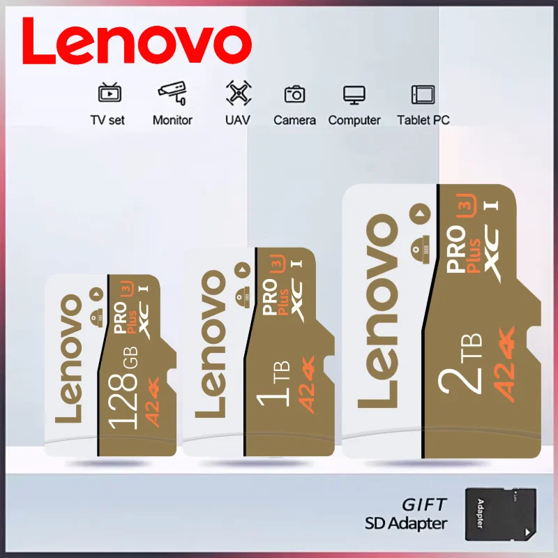 Lenovo 2TB Mini Micro TF SD Card 512GB 256GB SD Memory Card 1TB High Speed Cartao De Memoria 128GB For File Storage Phone Camera
Lenovo 2TB Mini Micro TF SD Card 512GB 256GB SD Memory Card 1TB High Speed Cartao De Memoria 128GB For File Storage Phone Camera