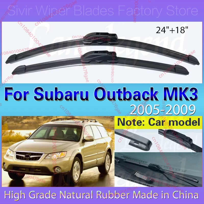 Wiper Front Wiper Blades For Subaru Outback MK3 2005 2006 2007 2008 2009 Windshield Windscreen Clean Window Rain Brushes 24"+18"
Wiper Front Wiper Blades For Subaru Outback MK3 2005 2006 2007 2008 2009 Windshield Windscreen Clean Window Rain Brushes 24"+18"