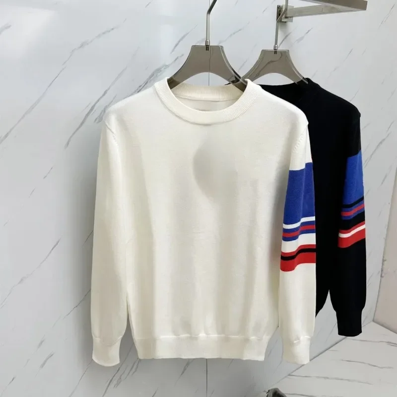 2024 European station trendy brand warm sweater men's striped long sleeved sweater autumn and winter new base knitted sweater
2024 European station trendy brand warm sweater men's striped long sleeved sweater autumn and winter new base knitted sweater