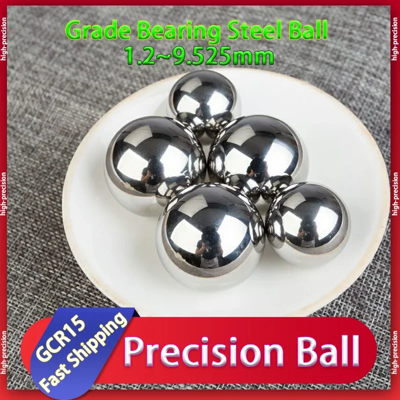 GCR15 G3 Grade Bearing Steel Ball High Chromium Precision Solid Balls 1.2/1.5/2/2.5/3/3.175/3.5/3.96/4/4.763/5/6/6.35/7/8/9/10mm
GCR15 G3 Grade Bearing Steel Ball High Chromium Precision Solid Balls 1.2/1.5/2/2.5/3/3.175/3.5/3.96/4/4.763/5/6/6.35/7/8/9/10mm
