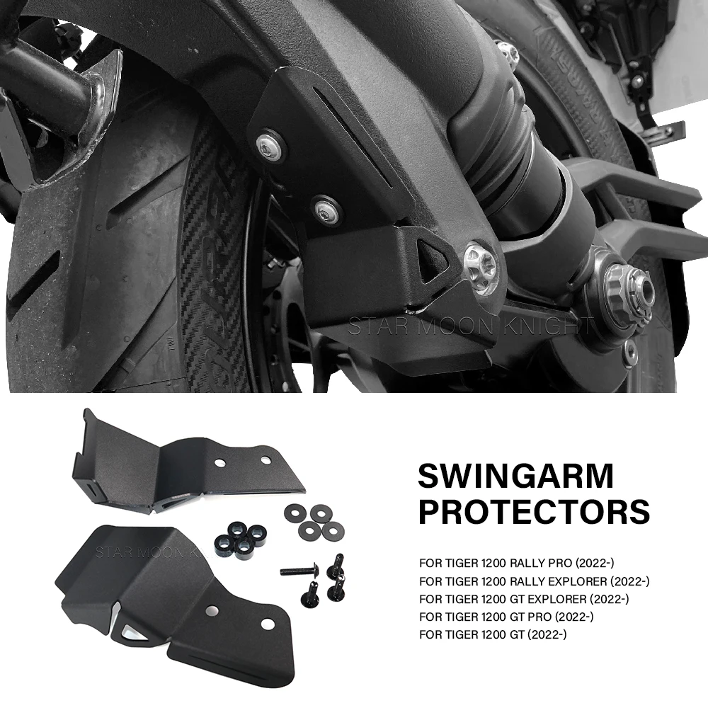 1200 GT Swingarm Protectors For Tiger 1200 Rally Pro 1200 GT Pro Explorer 2022- Motorcycle Matte Black Swing Arm Protector Guard
1200 GT Swingarm Protectors For Tiger 1200 Rally Pro 1200 GT Pro Explorer 2022- Motorcycle Matte Black Swing Arm Protector Guard