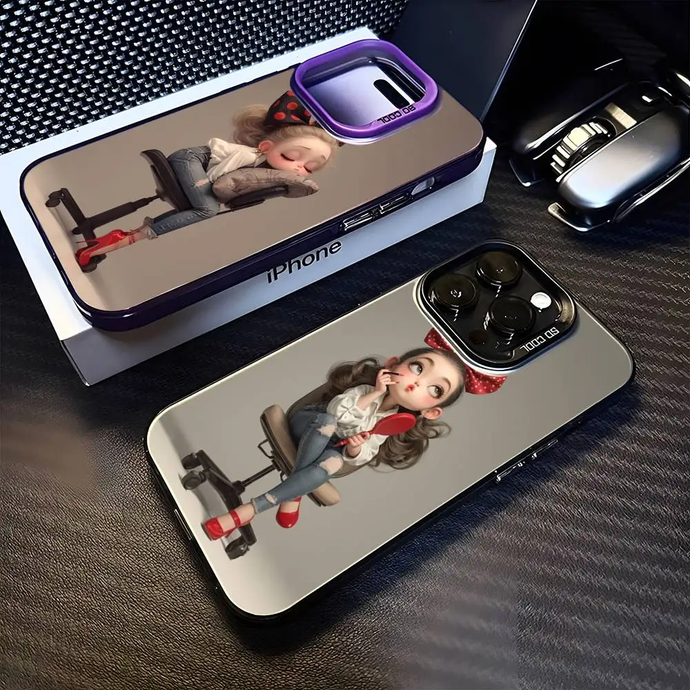 Cute Bow Girl Phone Case For iPhone 16,15,14,13,12,11,Mini,Pro,MAX Purple Matte Shockproof Cover
Cute Bow Girl Phone Case For iPhone 16,15,14,13,12,11,Mini,Pro,MAX Purple Matte Shockproof Cover