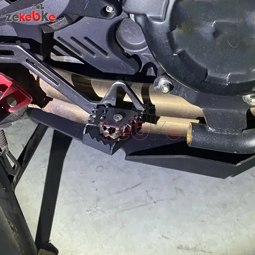 Motorcycle Rear Foot Brake Pedal Lever Enlarge Footrest Extension Pad Extender For BMW R1200GS R1250GS R1150GS F650 F800 F700 GS