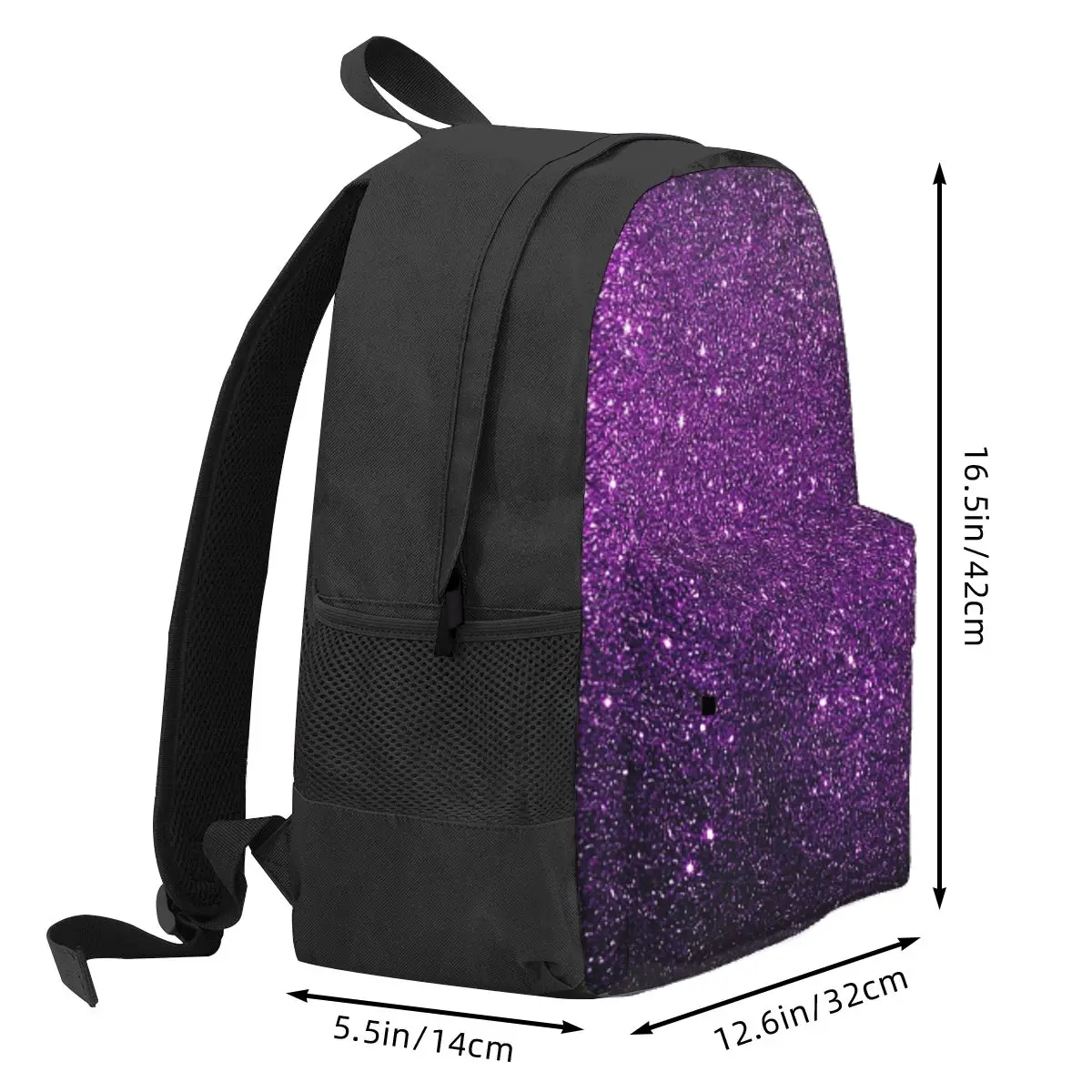 Gradient Purple Glitter Pattern Student Backpack School Bag Hiking Travel Daypack for Men Women Bookbag Shoulder Bags
Gradient Purple Glitter Pattern Student Backpack School Bag Hiking Travel Daypack for Men Women Bookbag Shoulder Bags