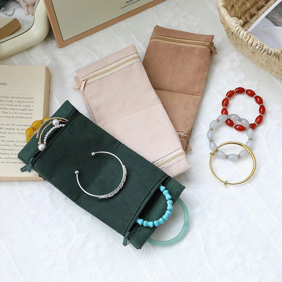 Foldable Multi Zipper Jewelry Storage Bag Portable Travel Earrings Rings Necklaces Display Pouch Soft Fabric Women Jewelry Organ
Foldable Multi Zipper Jewelry Storage Bag Portable Travel Earrings Rings Necklaces Display Pouch Soft Fabric Women Jewelry Organ