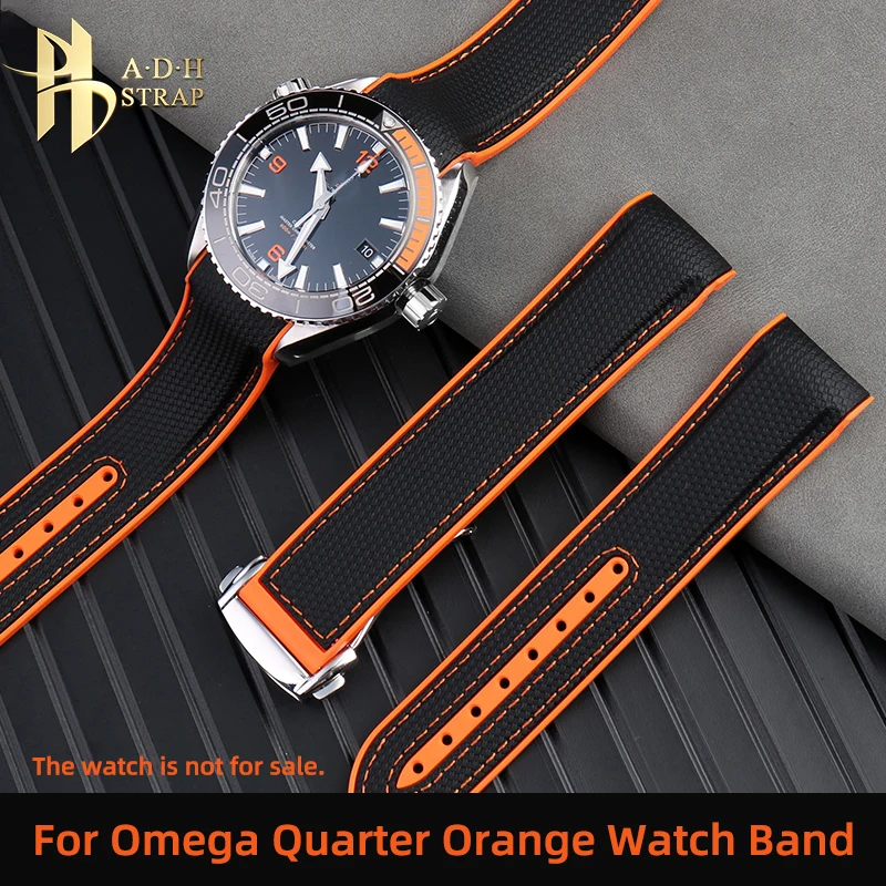 Waterproof Silicone Watch Strap For Omega Seamaster 600 Quarter Orange Sports Rubber Watch Band 21MM 22MM Soft Belt For Men
Waterproof Silicone Watch Strap For Omega Seamaster 600 Quarter Orange Sports Rubber Watch Band 21MM 22MM Soft Belt For Men